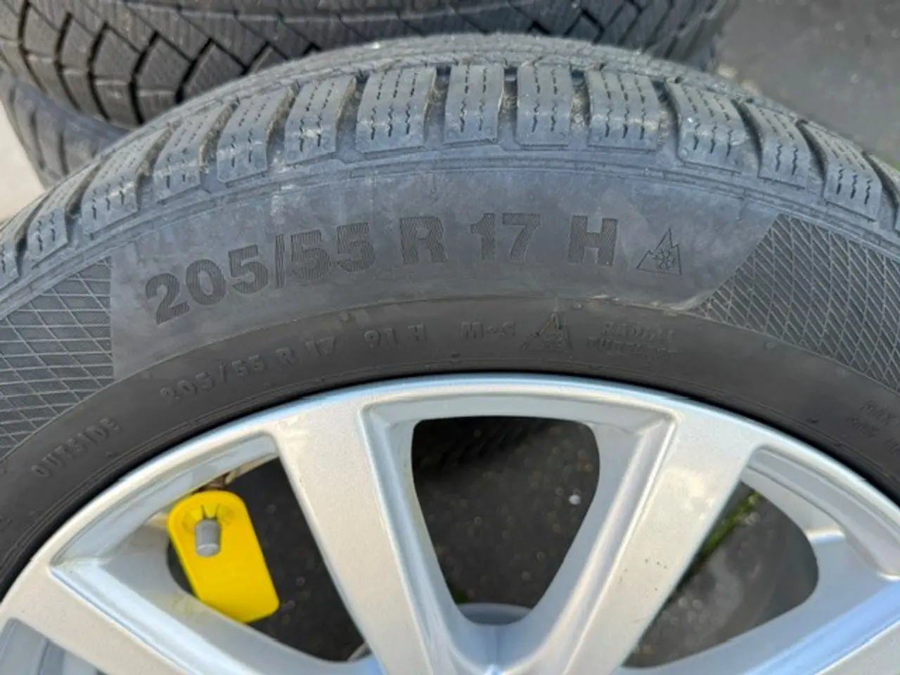 Billede 3 - Vinterdæk med fælge til Merceds A
