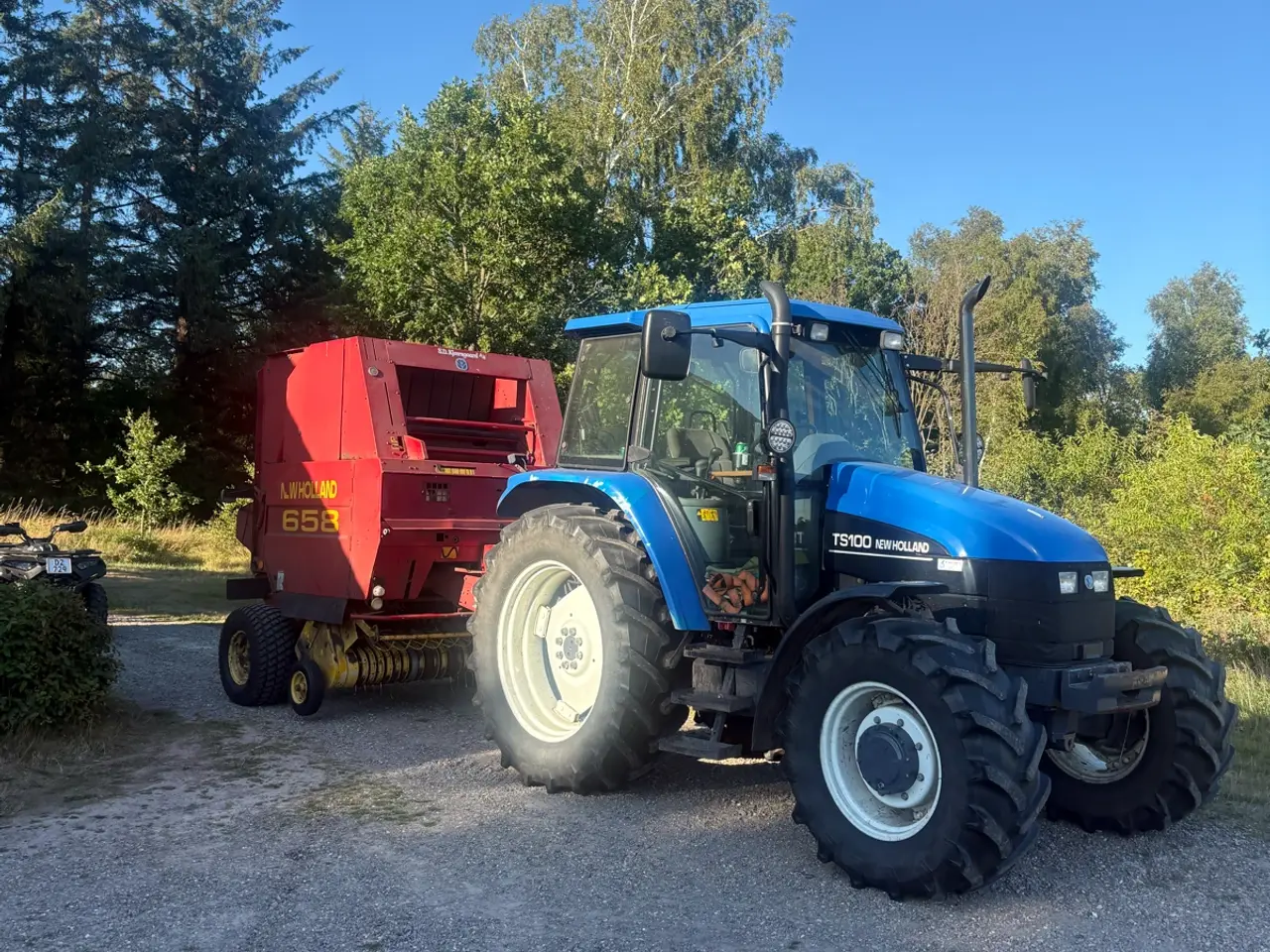 Billede 4 - New Holland 658 Rundballe presser 