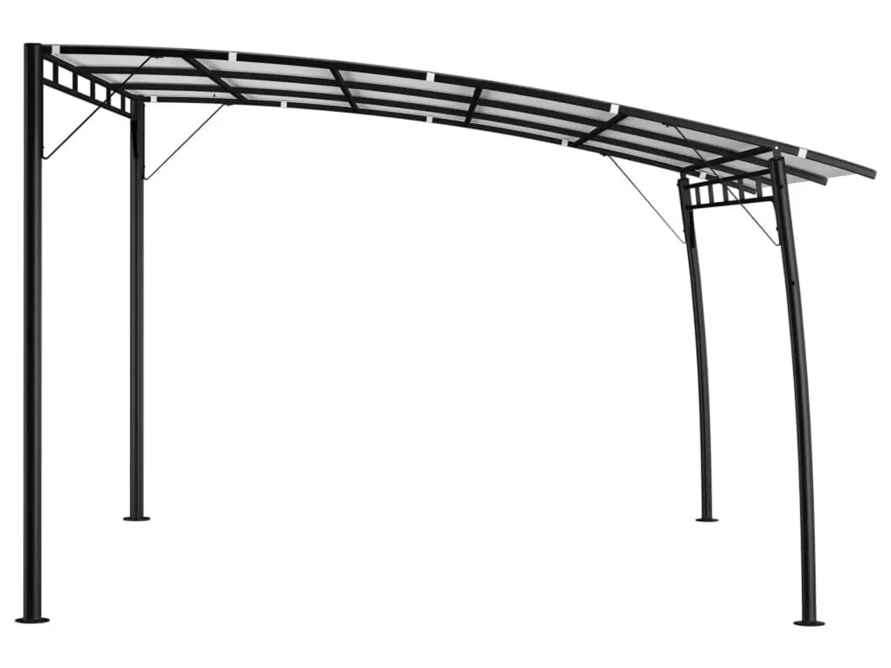 Billede 3 - Fritstående markise 4 × 3 × 2,55 m - cremefarvet havepavillon
