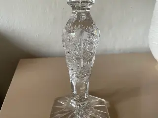 Kristal lysestage sælges