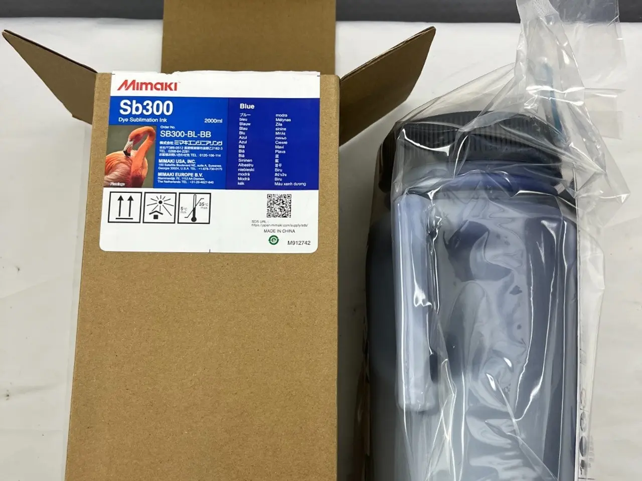 Billede 4 - Mimaki Sb300-BL-BB Blue Dye Sublimation Ink 2000ml