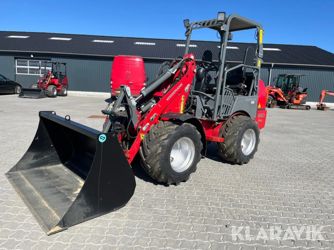 Billede 1 - Minilæsser Weidemann 1160 plus med skovl