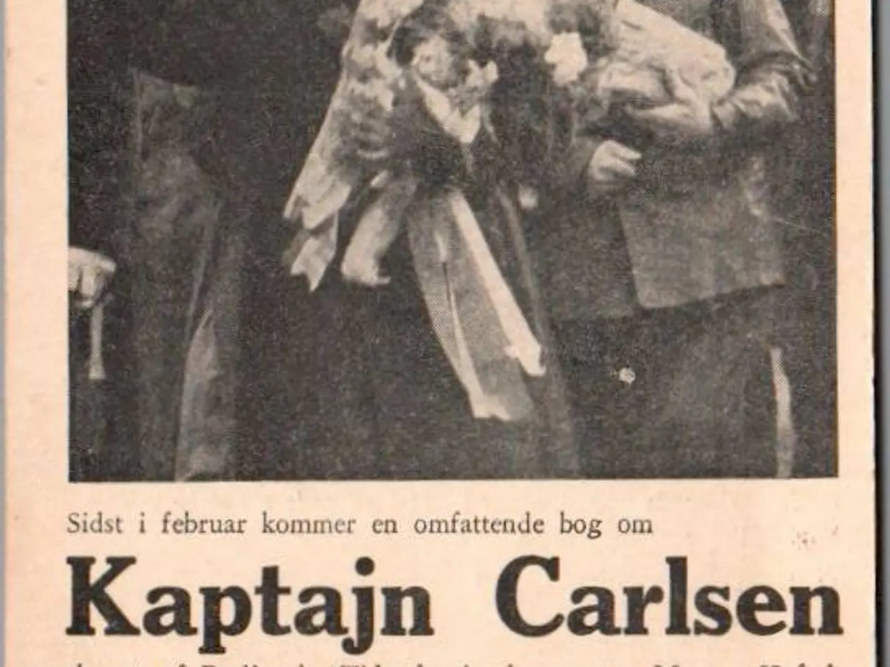 Billede 1 - Kaptajn Carlsen - Flying Enterprise - Reklame for bog - Ubrugt