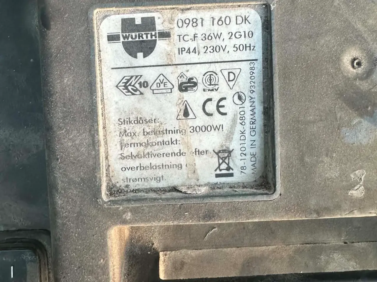 Billede 9 - 5 stk. arbejdslamper, sælges samlet
