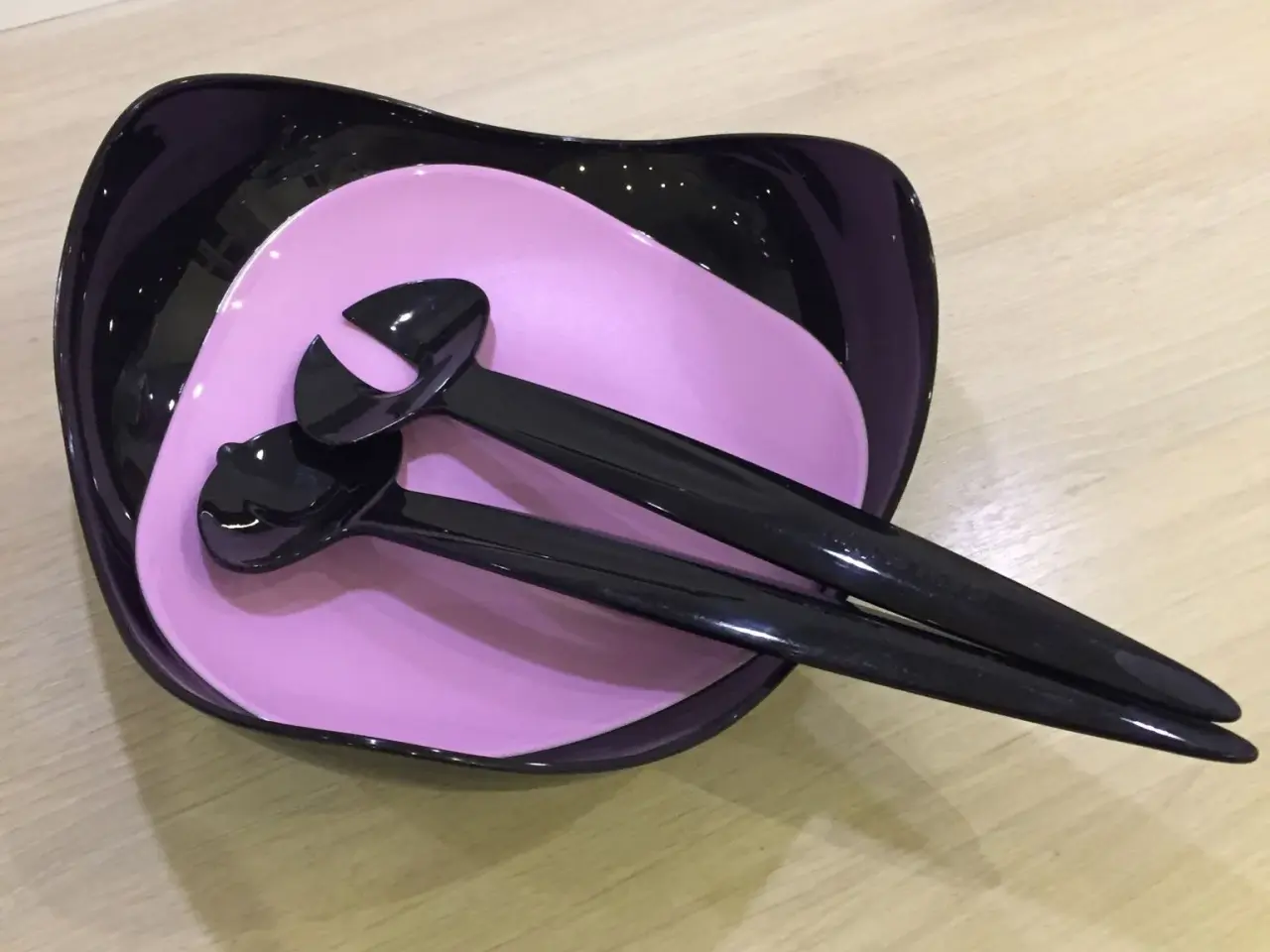 Billede 1 - Salatfad med bestik