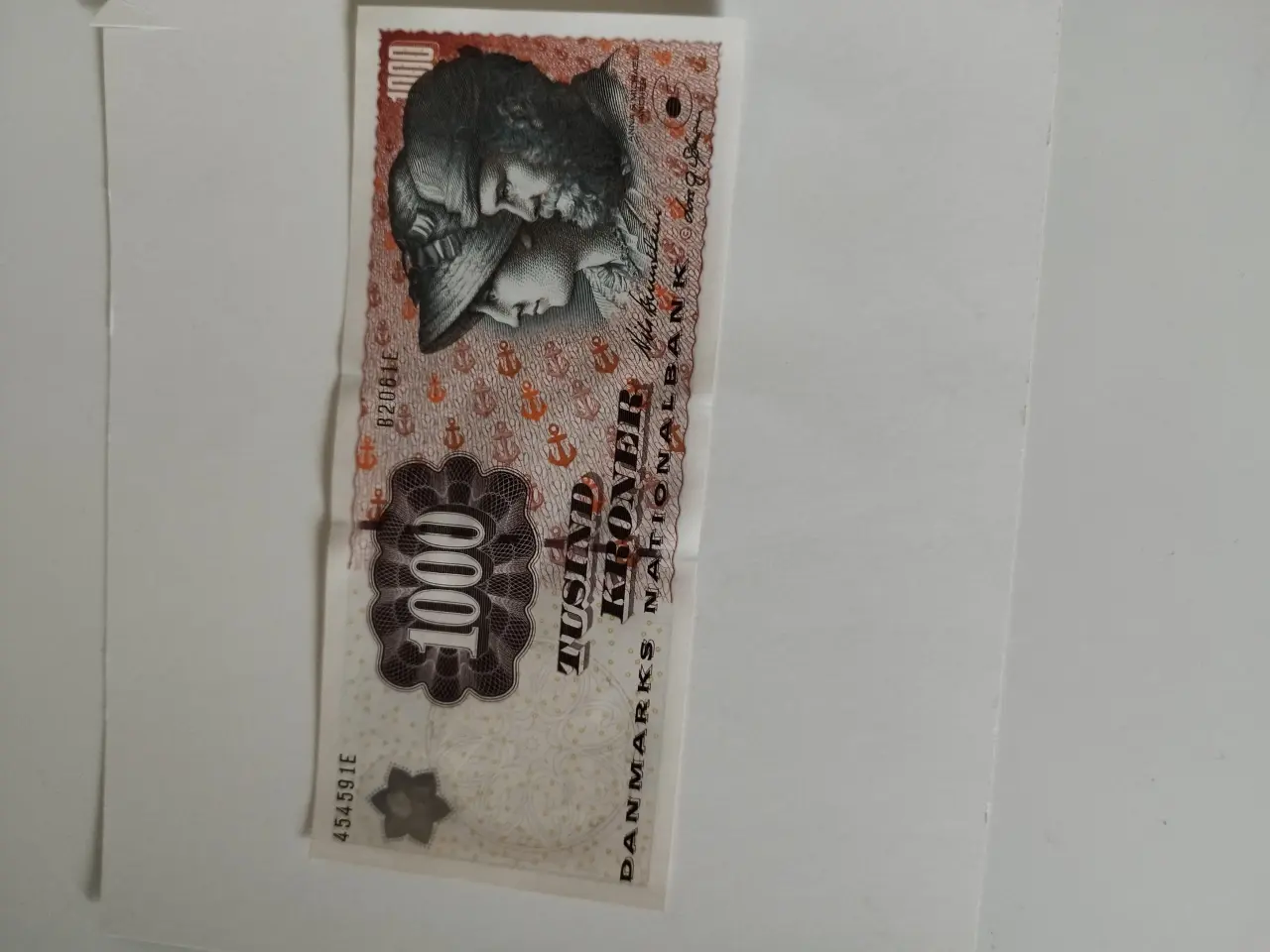 Billede 3 - 1000 Kroner 2006. Bankfrisk 