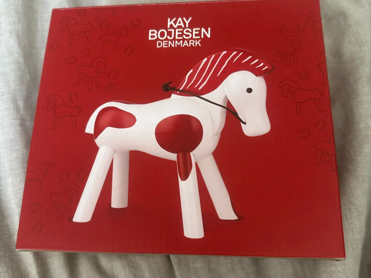 Billede 2 - Kay Bojesen - Hest Rød/Hvid - Limited edition