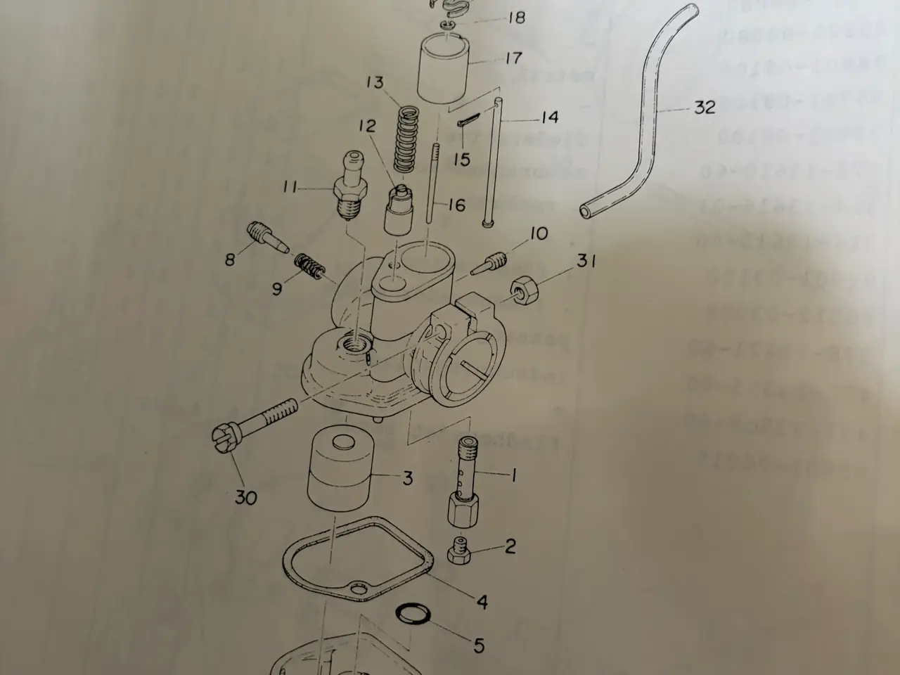 Billede 3 - Yamaha reservedelskatalog årgang 1974 - 1978