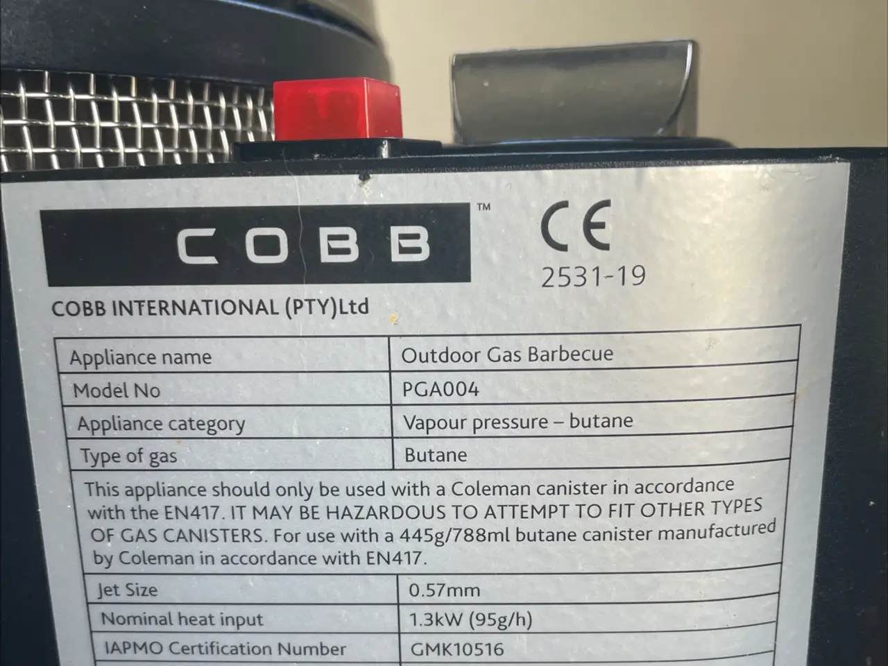 Billede 2 - Cobb gasgrill incl tilbehør
