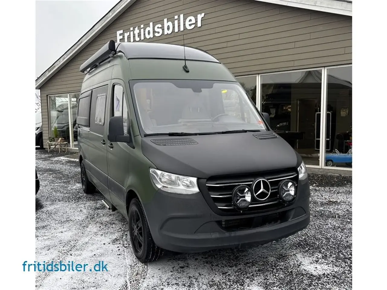 Billede 1 - 2024 - Hymer Free S600 Blue Evolution 170 HK Hymer Free S600 bygget på MB Sprinter i en Blue Evolution med Hævetag og fed Grøn farve