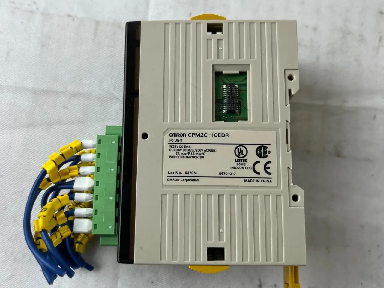 Billede 2 - Omron CPM2C-10EDR I/O Unit 6x 24V DC Inputs 4x med