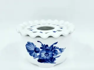 Blå Blomst Fyrfadsvarmer nr. 10-9787. sortering 1