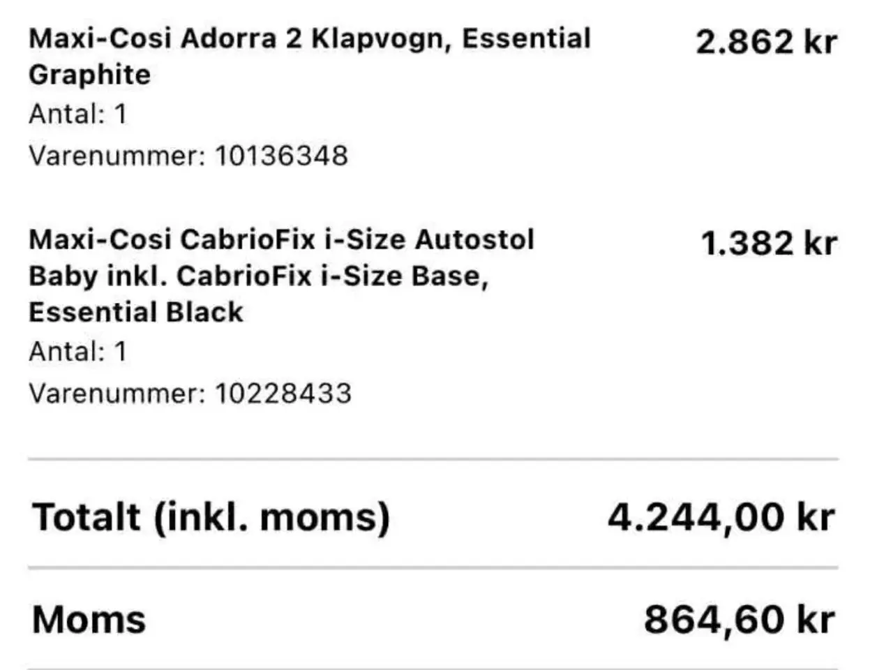 Billede 6 - Maxi Cosi autostol og klapvogn