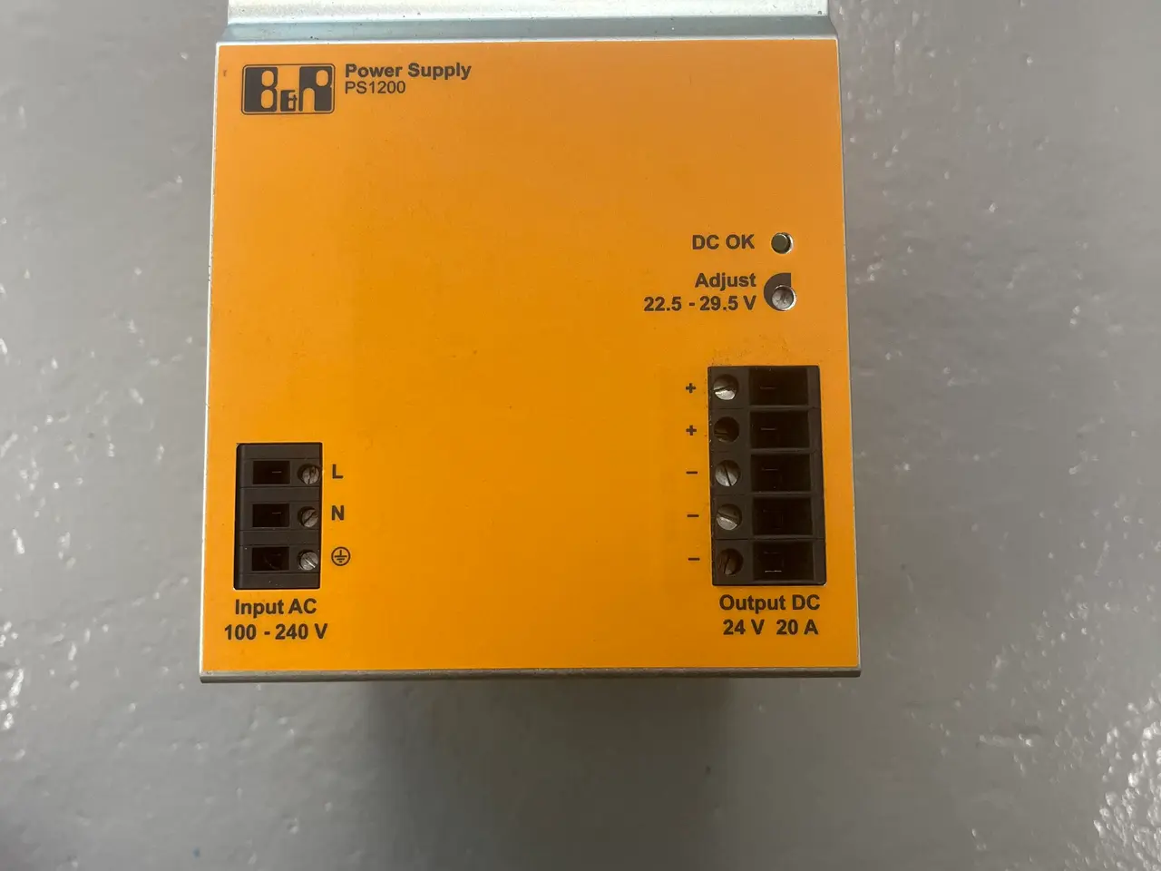 Billede 1 - 24V 20A strømforsyning B&R