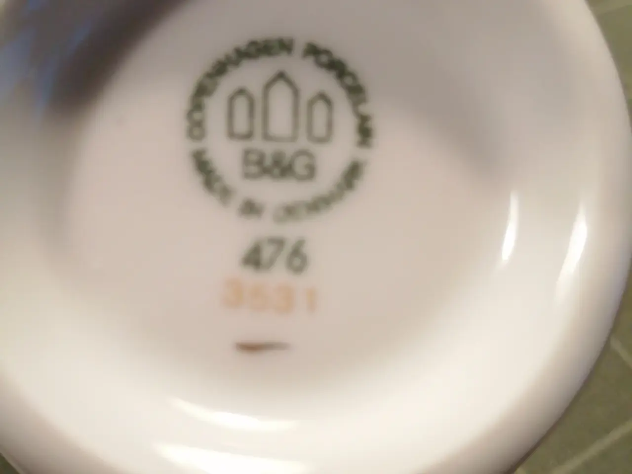 Billede 2 - B&G Porcelæn, Nyboder kop og underkop.