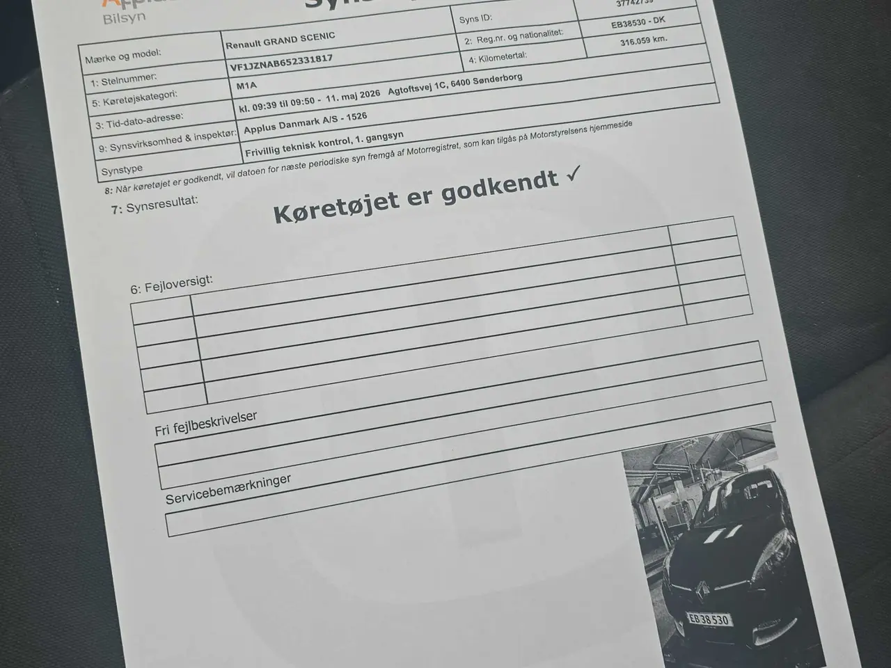 Billede 8 - Super fin 7 personer Renault