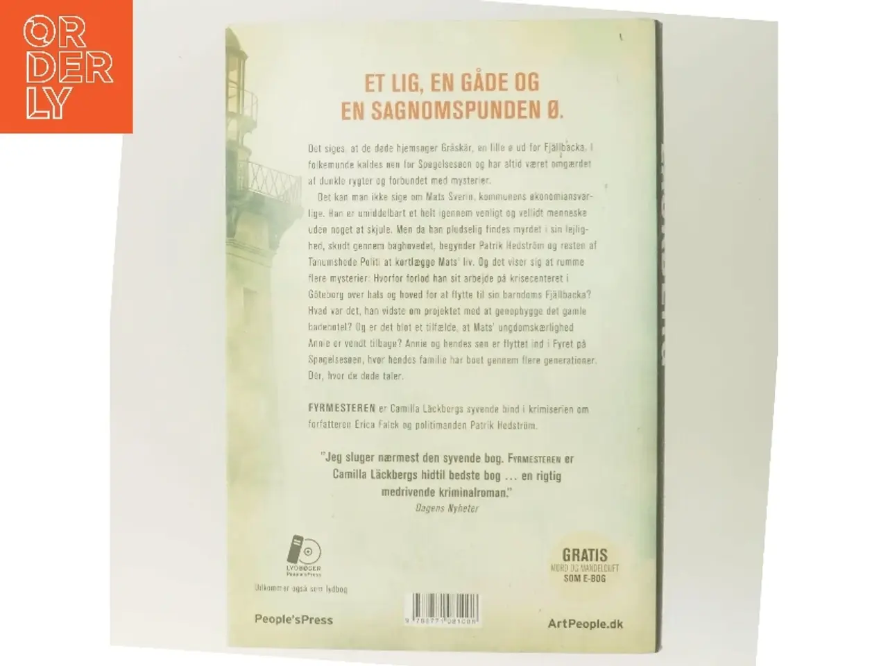 Billede 3 - Fyrmesteren : kriminalroman (Klassesæt) af Camilla Läckberg (Bog)