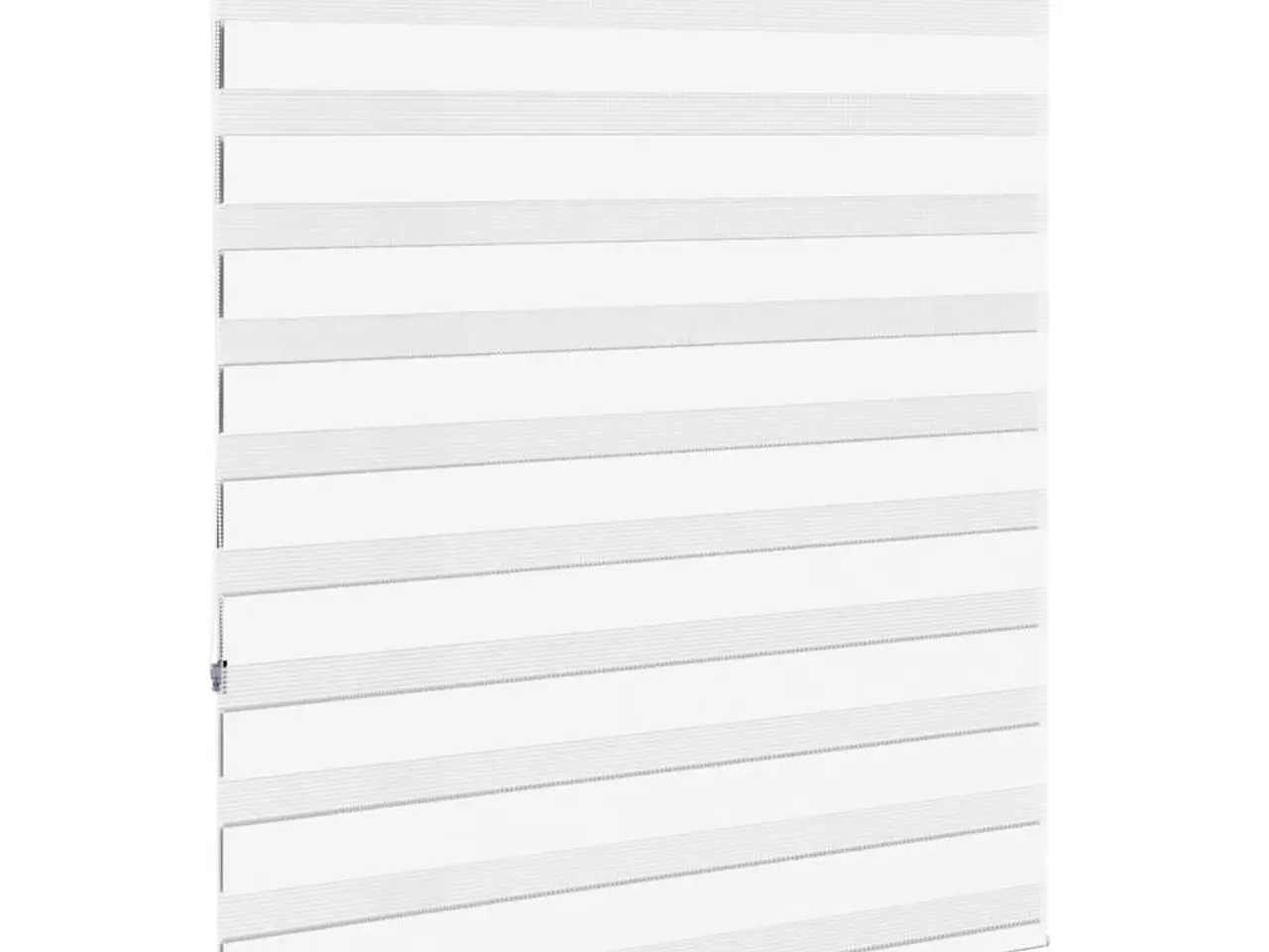 Billede 4 - Zebragardin hvid 130×150 cm - stofbredde 125,9 cm i polyester
