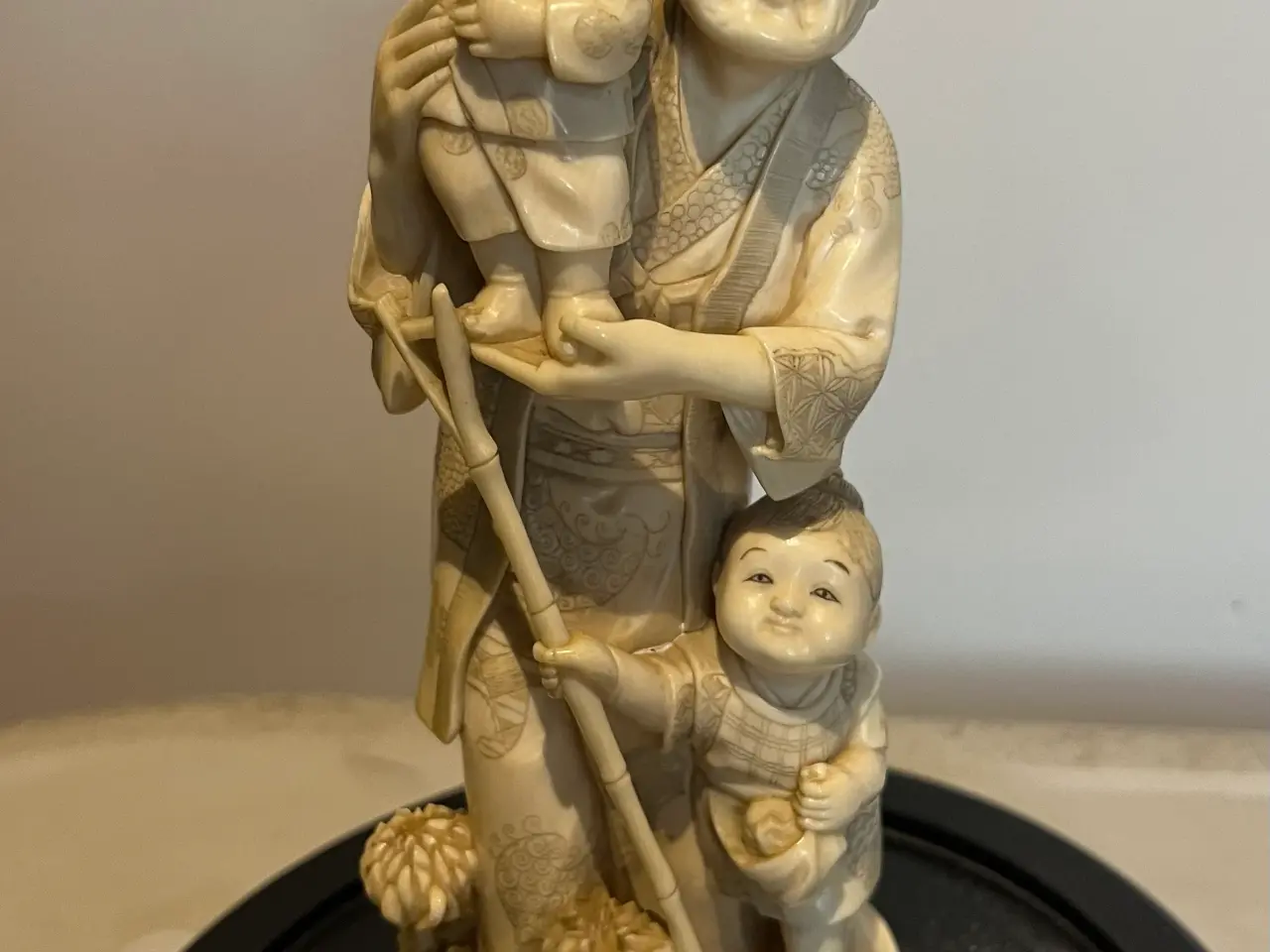 Billede 6 - flot Japanske elfenbensfigur