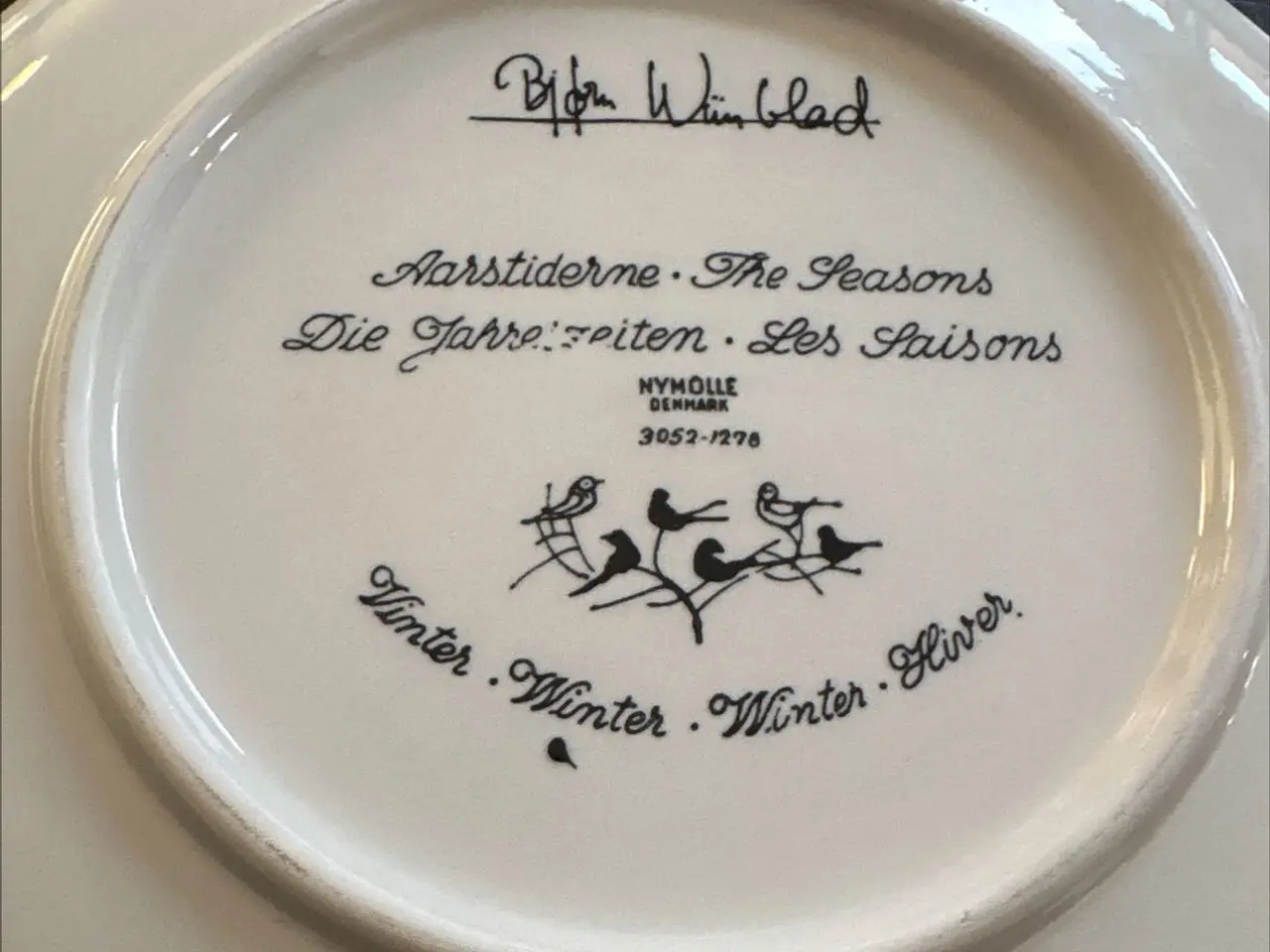 Billede 2 - Bjørn Wiinblad - Årstiderne 