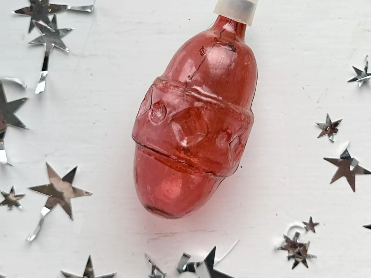 Billede 1 - Vintage julekugle, gammelrosa lanterne