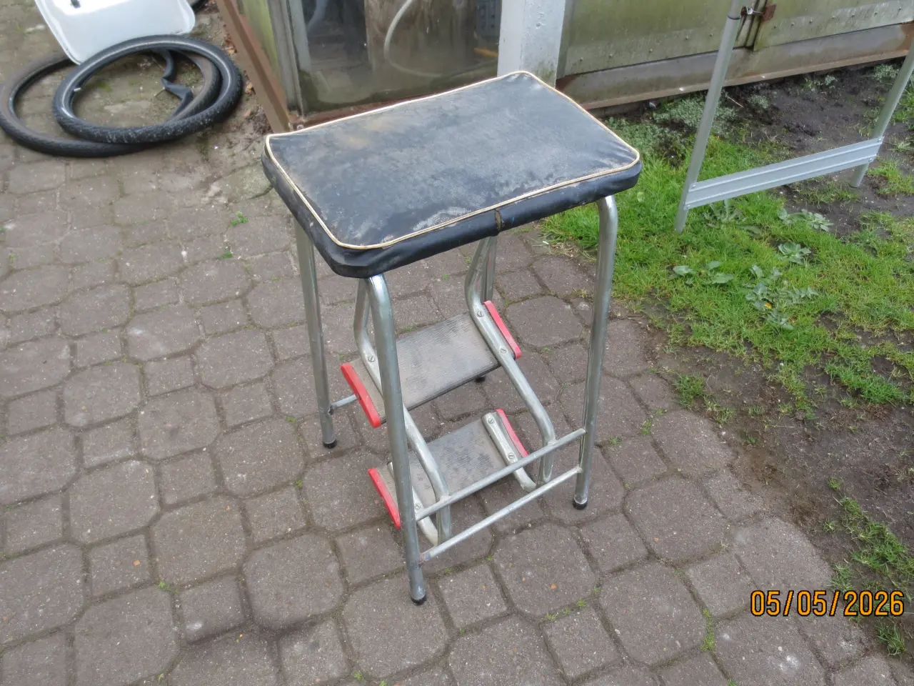 Billede 4 - 1 stk Retro Trappestige 