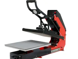 SkilPro semi-automatisk varmepresse med auto-open – 40 × 50 cm og 3 ekstra plader
