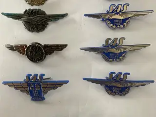 9 Flyselskab SAS Junior emblemer