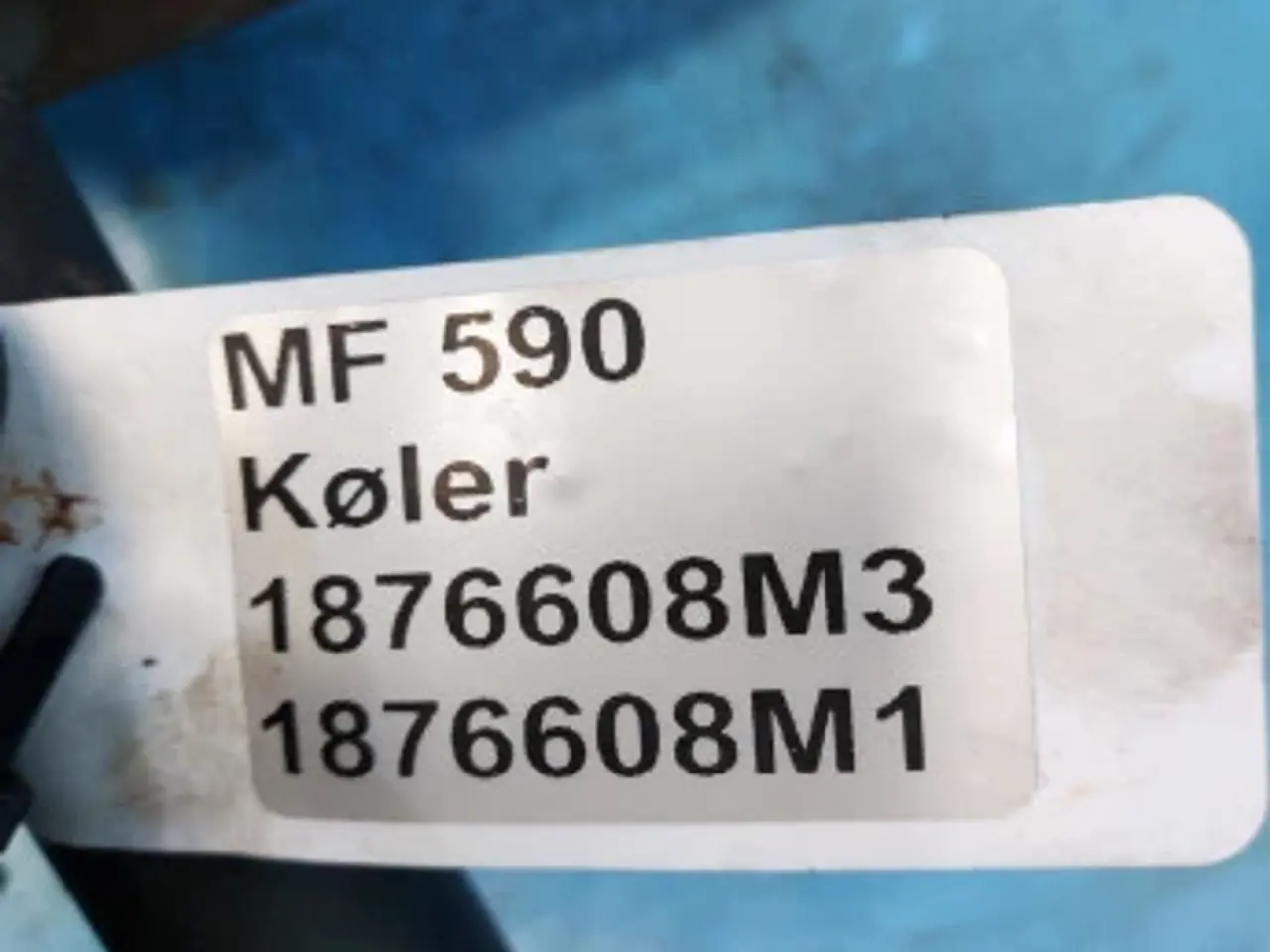 Billede 5 - Massey Ferguson 590 Køler 1876608M3