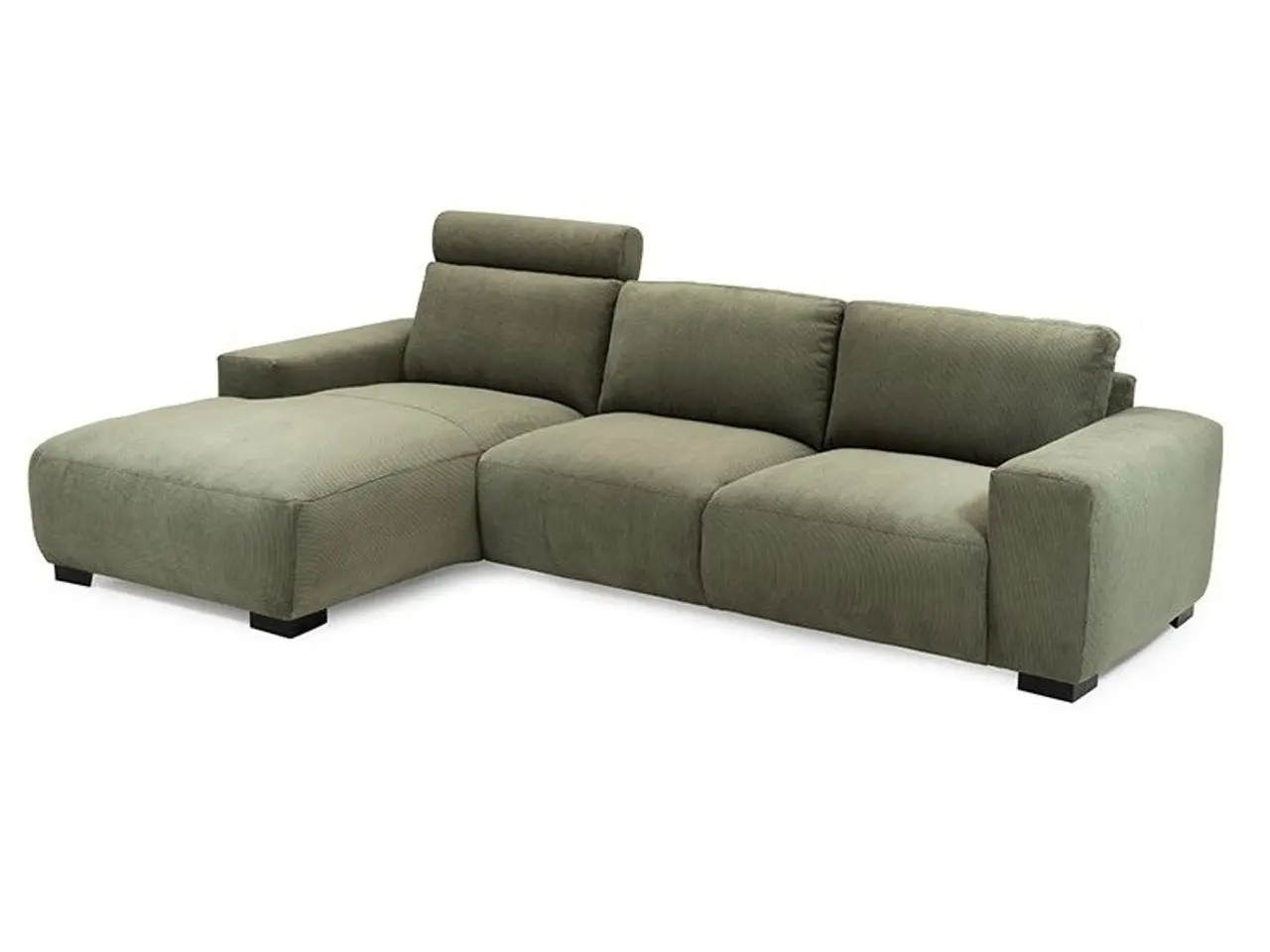 Billede 3 - Hjort Knudsen Aarhus Chaiselong sofa venstrevendt Fløjl