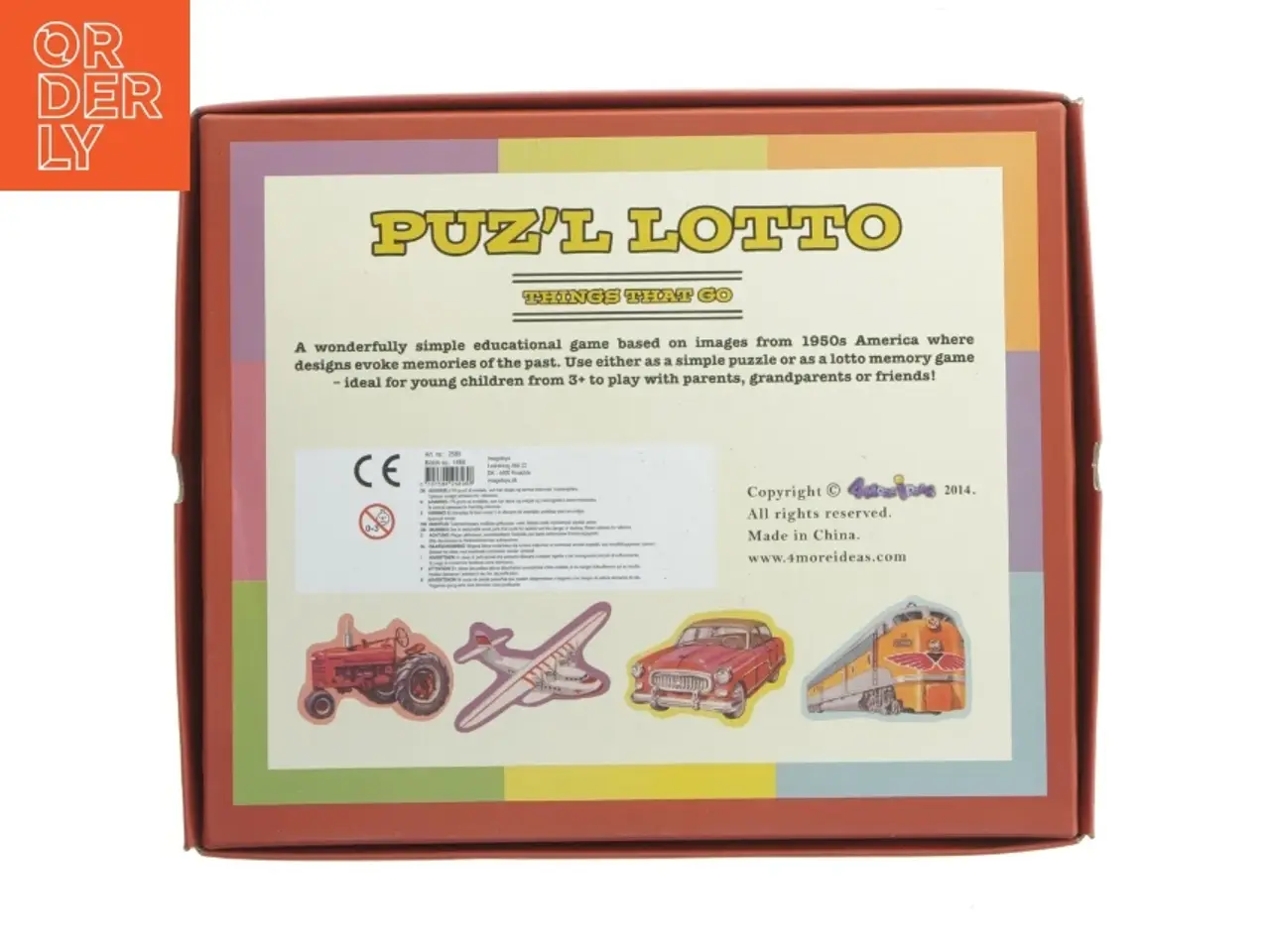 Billede 2 - Puz'l Lotto Things That Go fra 4moredias (str. 28x23,5 cm)