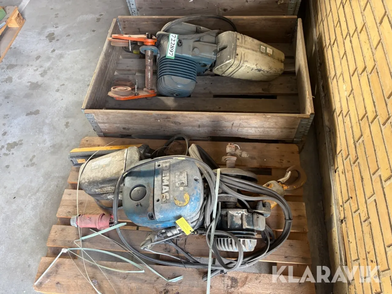 Billede 3 - El-taljer Demac 1000-2000kg - 2 styk