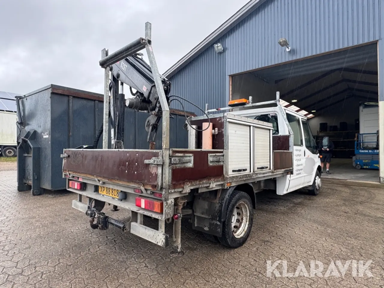 Billede 3 - Ladbil Ford Transit D. KA 2,4 TDCI DPF. med HIAB kran