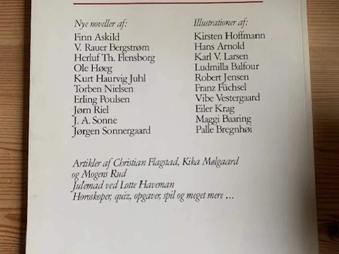 Billede 2 - Jeg glæder mig i denne tid - julehæfte fra 1984