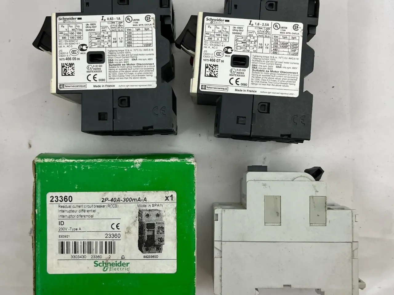 Billede 6 - Schneider Electric GV2ME05, GV2ME07 Motor Circuit