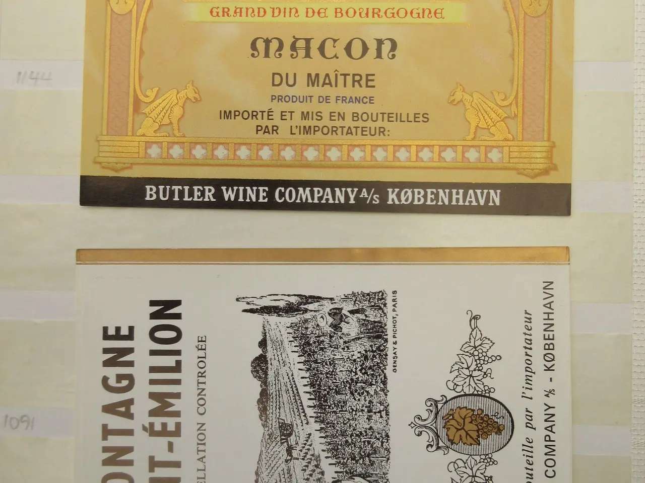 Billede 7 - Vin etiketter f. Butler Wine Company A/S København