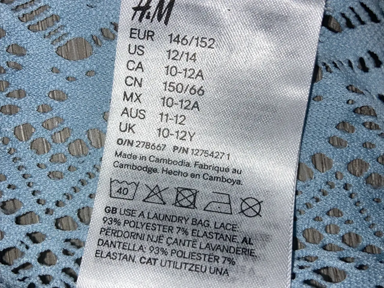 Billede 4 - Bikini og skørt str. 146/152