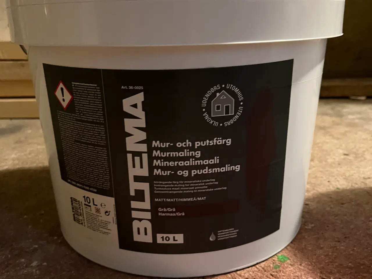 Billede 1 - Mur og pudsmaling harmaa grå