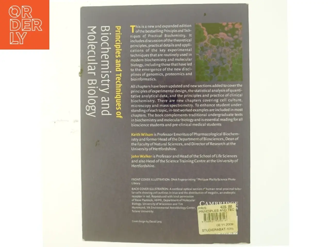 Billede 3 - Principles and techniques of biochemistry and molecular biology (Bog)