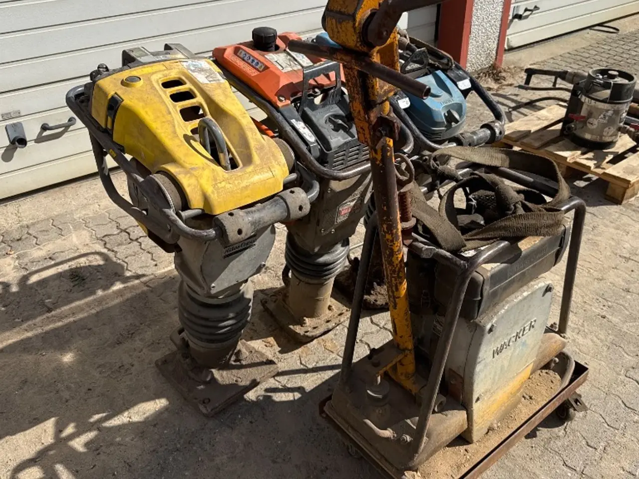 Billede 2 - 3stk jordlopper samt pladevibrator 