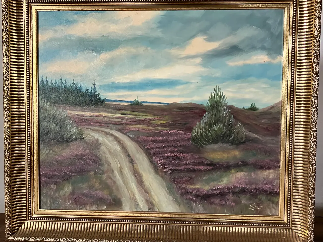 Billede 1 - Maleri, natur motiv af Henning Bjørn