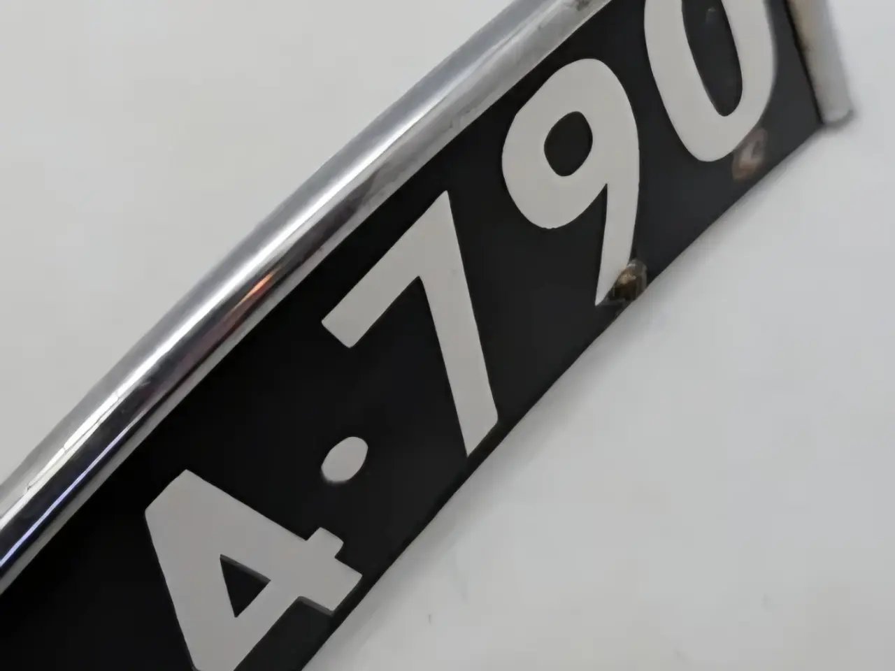 Billede 3 - Original Dansk vintage nummerplade til motorcykel