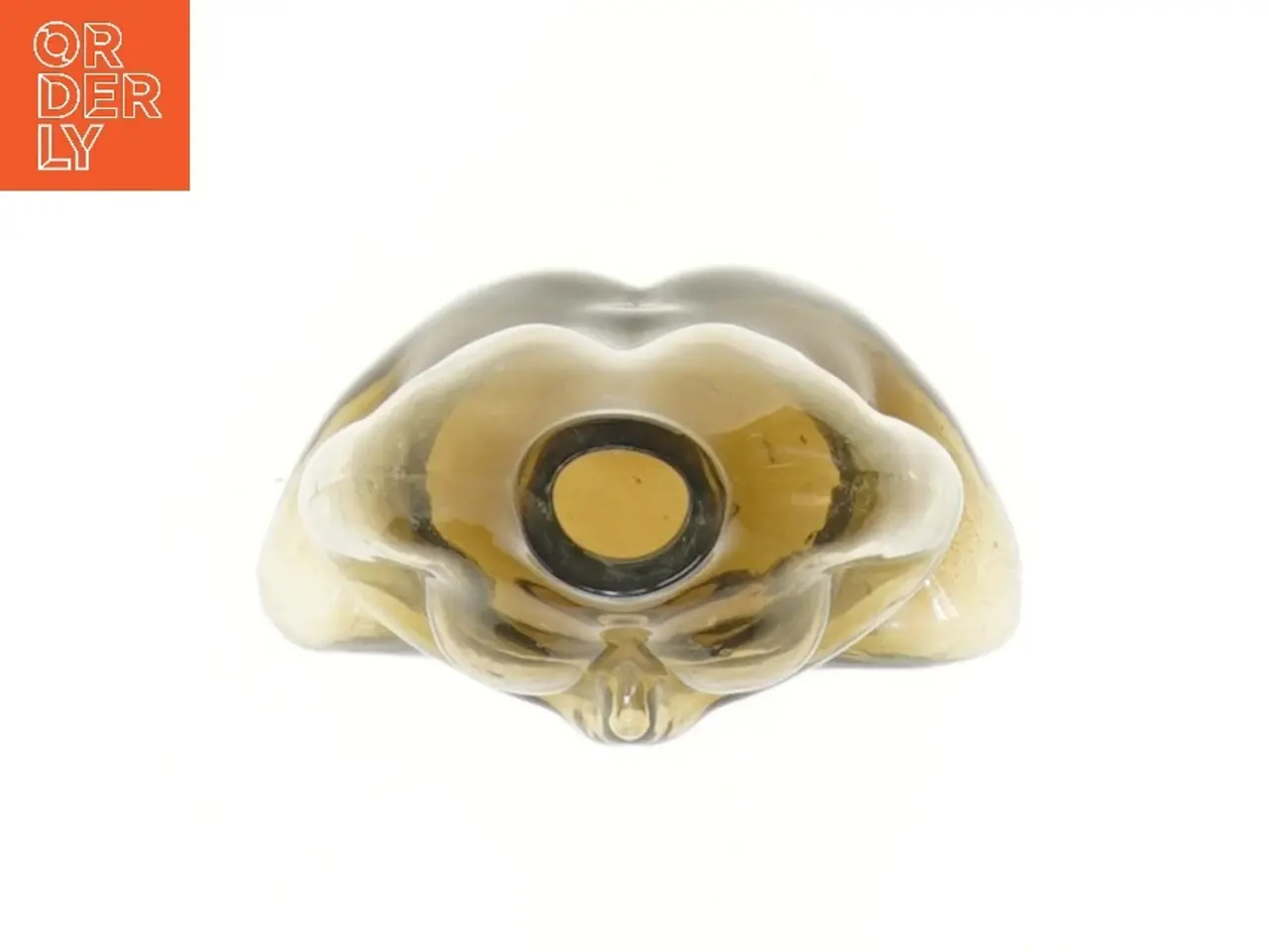 Billede 2 - Glasfigur vase fra MoMa formet som siddende figur (str. 12,5x12 cm)