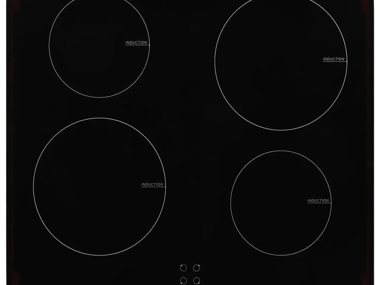 Billede 1 - Induktionskogeplade med 4 kogezoner og touch control - sort
