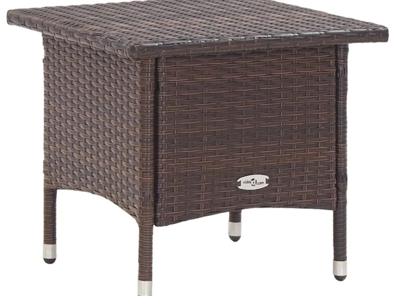 Billede 1 - Tebord 50 x 50 x 47 cm polyrattan brun