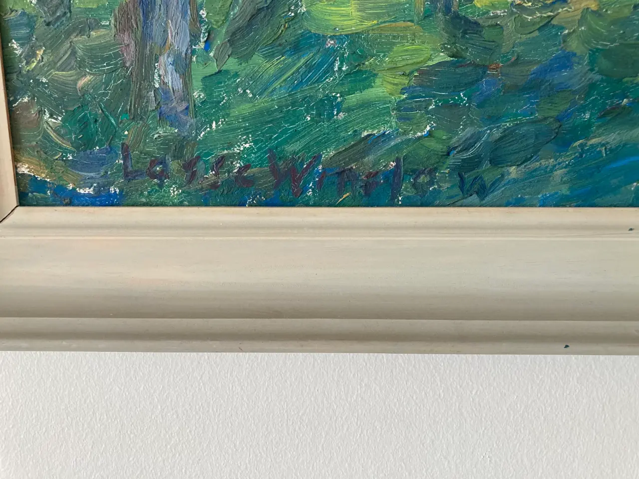Billede 6 - Lasse Winslev 73x112 m. ramme. Lærred 60x 100