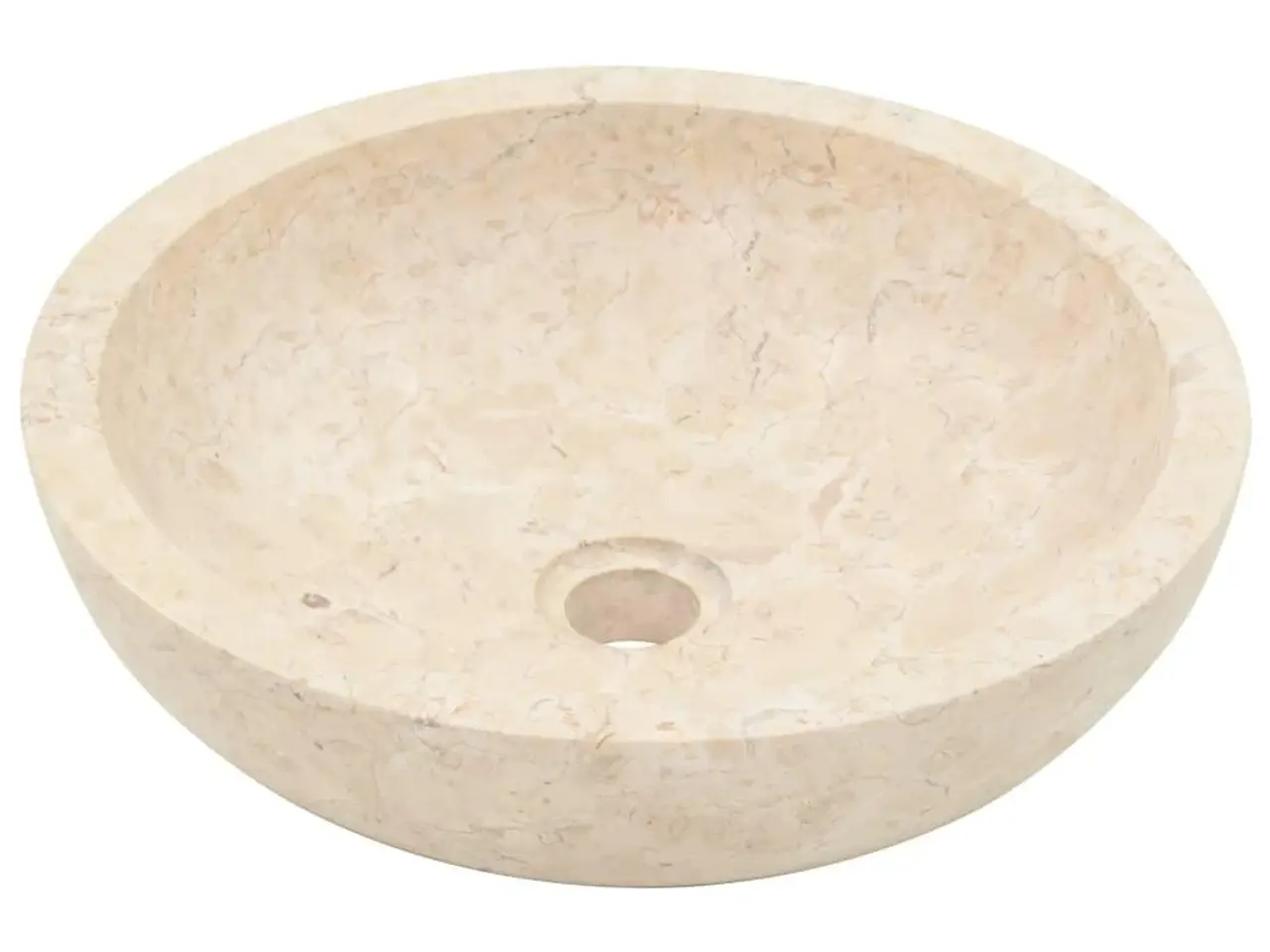 Billede 2 - Håndvask 40 x 12 cm marmor cremefarvet