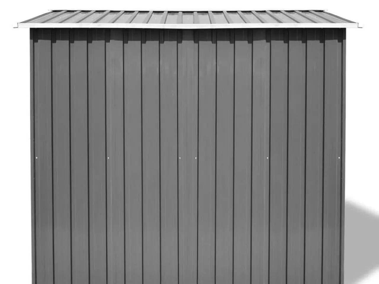 Billede 3 - Opbevaringsskur til haven 257×205×178 cm - metal, grå