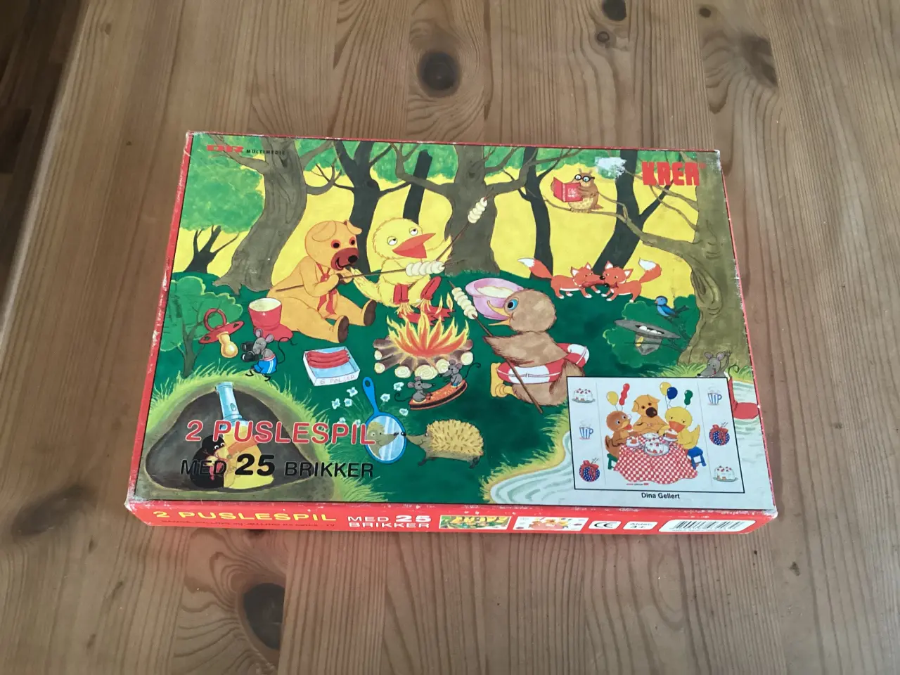 Billede 4 - Bamse, Kylling, Ælling Spil og Puslespil.