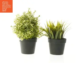 Dekorative kunstige planter fra IKEA (str. 19 cm og 24 cm)
